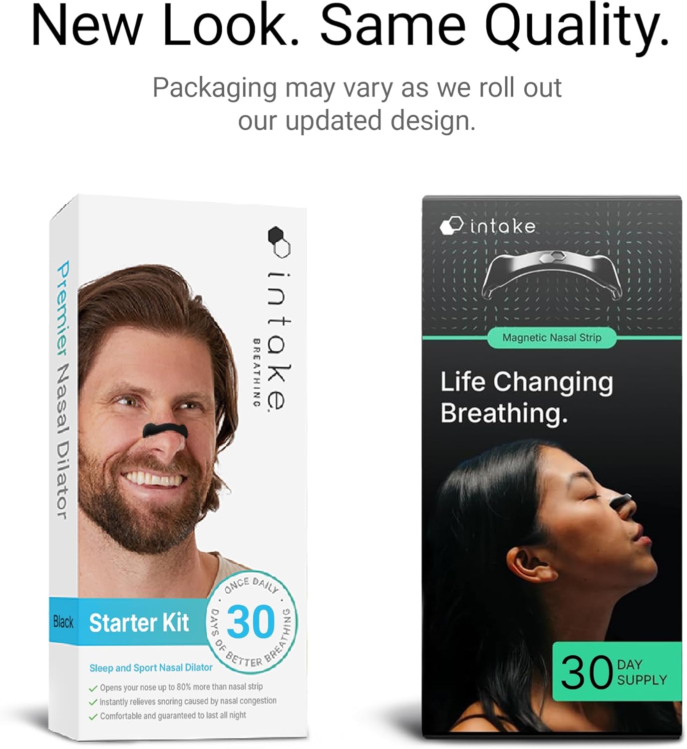 Pure Breathing Magnetic Nasal Strip Starter Kit + 30 Day Supply