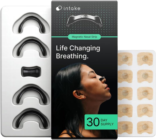 Pure Breathing Magnetic Nasal Strip Starter Kit + 30 Day Supply